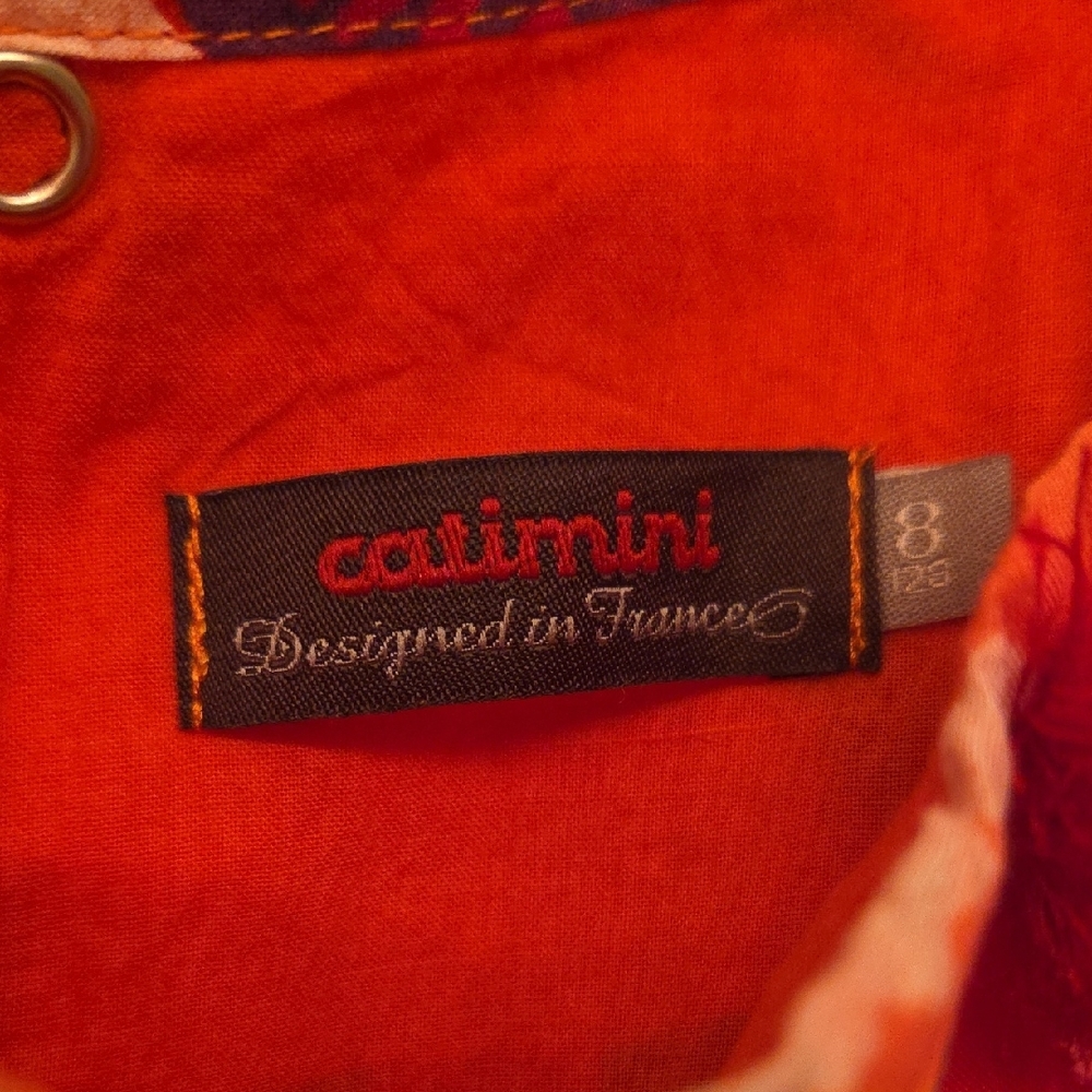 Catimini Bright Orange Dress - Picture 2 of 10